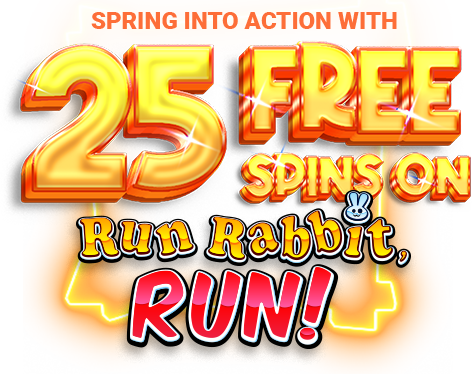 Sol 25 Free Spins on Run Rabbit, Run